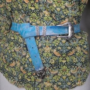 ReWorked Belt -Century Vintage leather 34-38" btwn holes